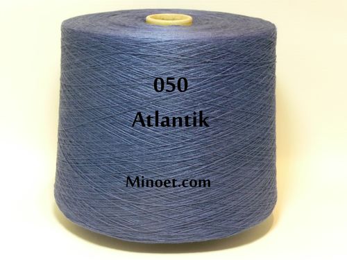 050 Atlantik Kone  TVU Ocean BW/Polyacryl  (Grundpreis  15,35 €/kg)