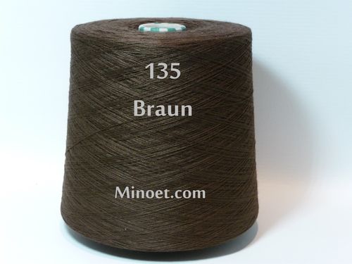 135 Braun Kone  TVU Ocean BW/Polyacryl    (Grundpreis  15,35 €/kg)