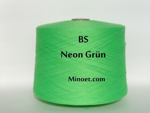 BS 1243 Neongrün  Baumwolle/Polyacryl (Grundpreis  16,85 €/kg)