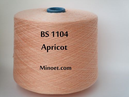 BS 1104 Apricot Kone Baumwolle/Polyacryl Sonderfarben (Grundpreis  14,96 €/kg)
