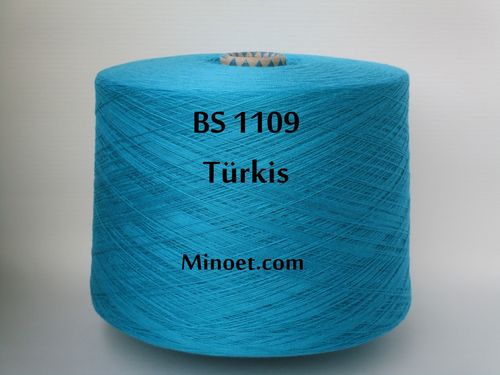 BS 1109 Türkis  Baumwolle/Polyacryl (Grundpreis  16,85 €/kg)