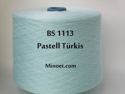 BS 1113 Pastell Türkis   Baumwolle/Polyacryl (Grundpreis  16,85 €/kg)