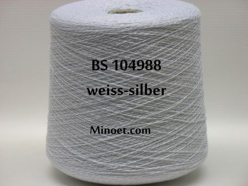 BS 3011 weiss-silber  Glitzerkone BS-Schaefer (Grundpreis 21,81€/kg)